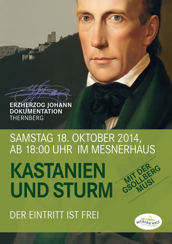 Kastanien und Sturm 2014