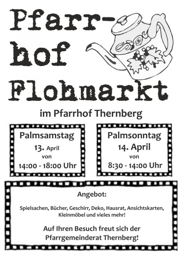 Pfarrhof-Flohmarkt 2019